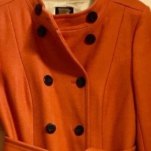 JCrew Italian wool belted coat